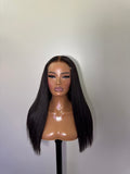 18" Straight 5x5 HD Wig