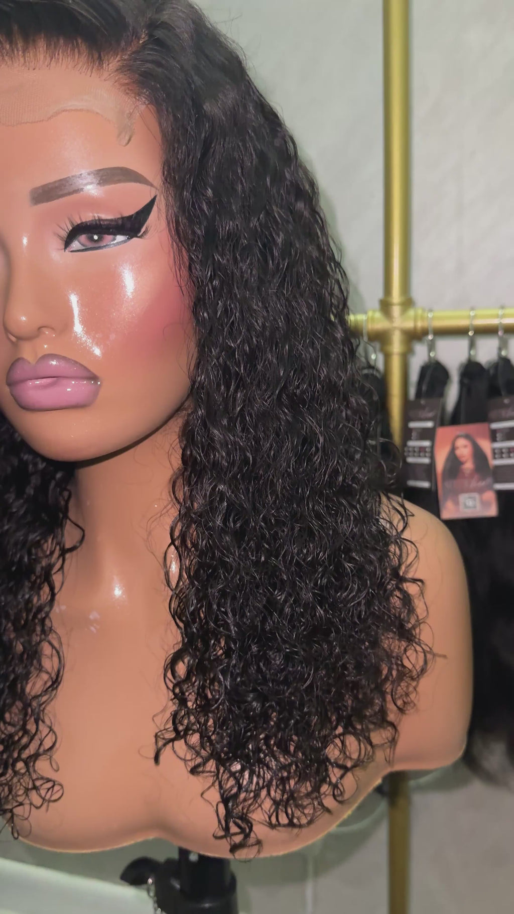 14” Indian Curly 5x5 HD Wig