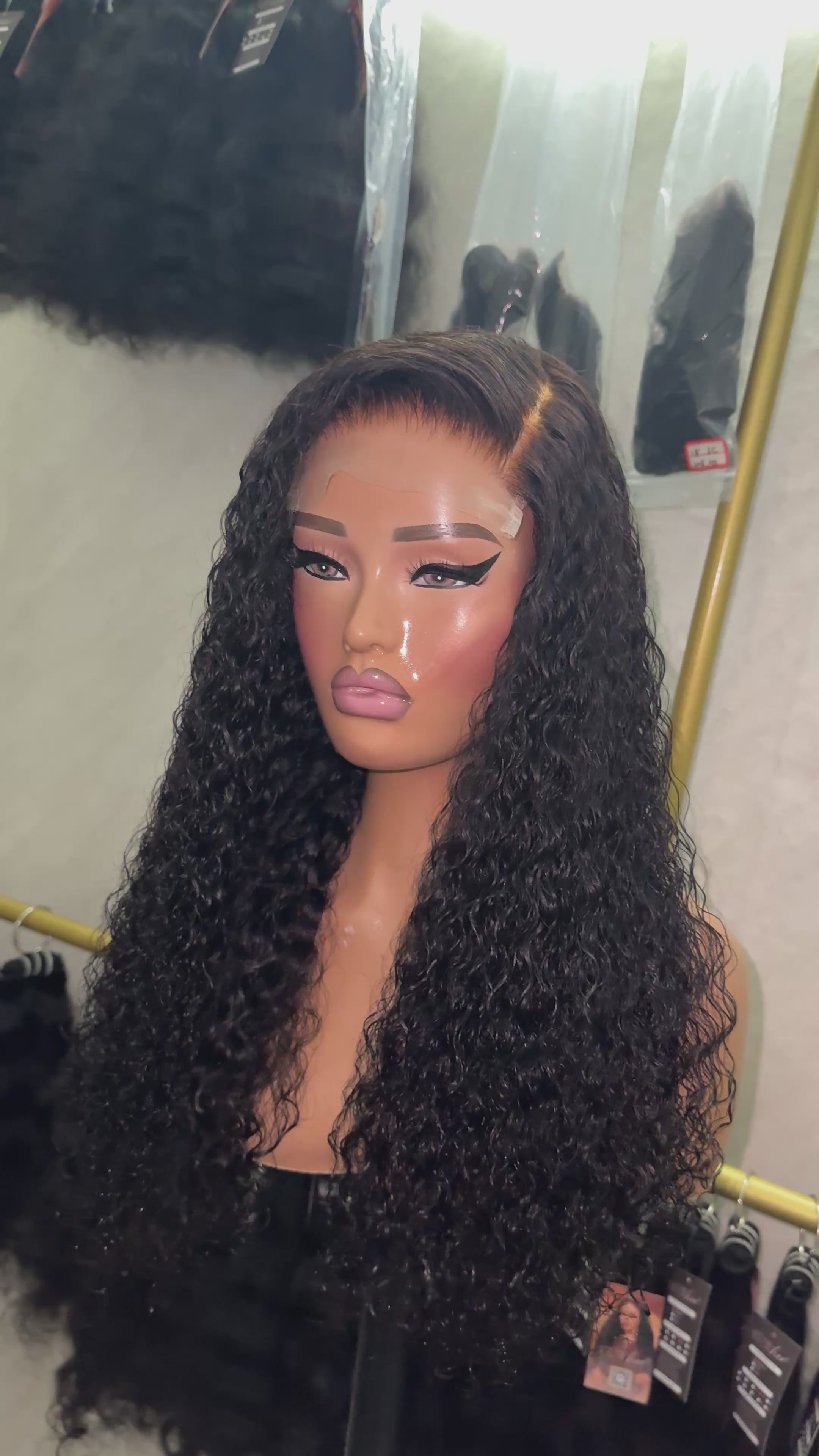 20” Burmese Curly Wig 5x5 HD